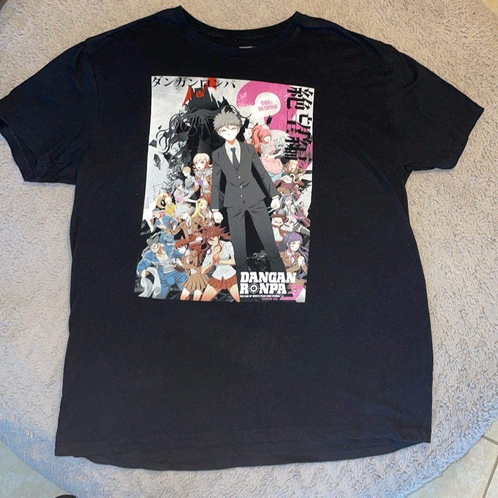 🔮3/$15! Danganronpa 3 Group Characters T-Shirt Size XL